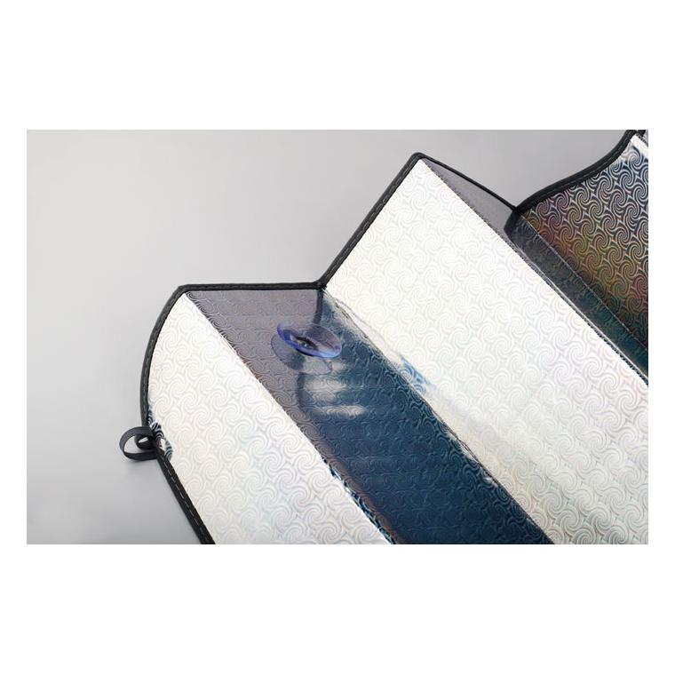 Parasolar pliabil CARSHADE Argintiu mat