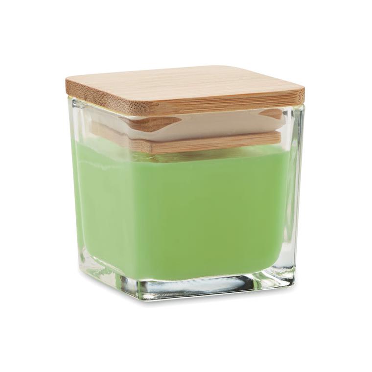 Lumânare parfumată pătrată 50 gr PILA Lime