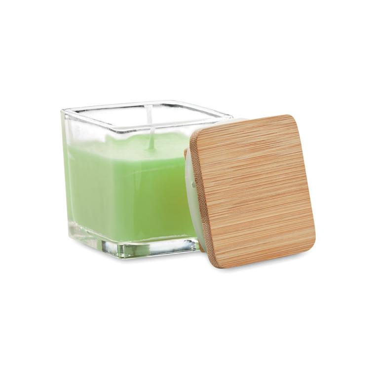 Lumânare parfumată pătrată 50 gr PILA Lime