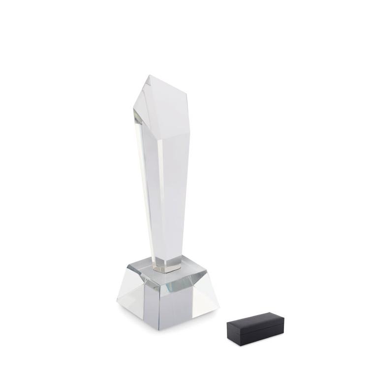 Trofeu din cristal în cutie cadou DIAWARD Transparent