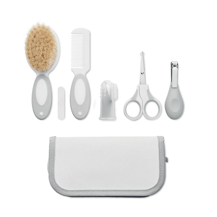 Set 6 piese pentru bebeluși BABY Alb