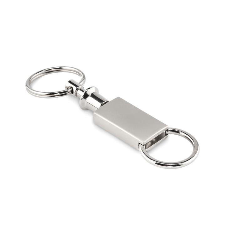Breloc separabil KEYSPLIT Argintiu mat