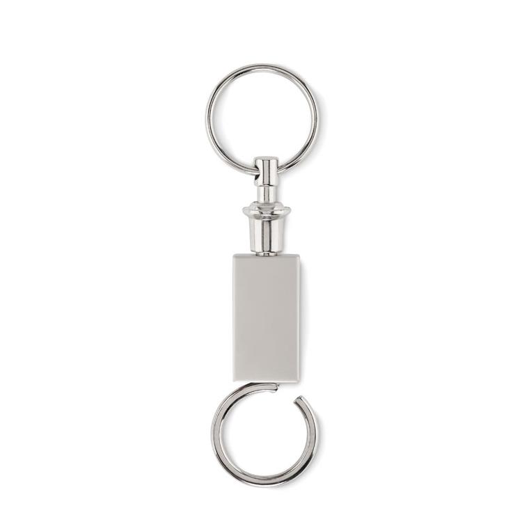 Breloc separabil KEYSPLIT Argintiu mat