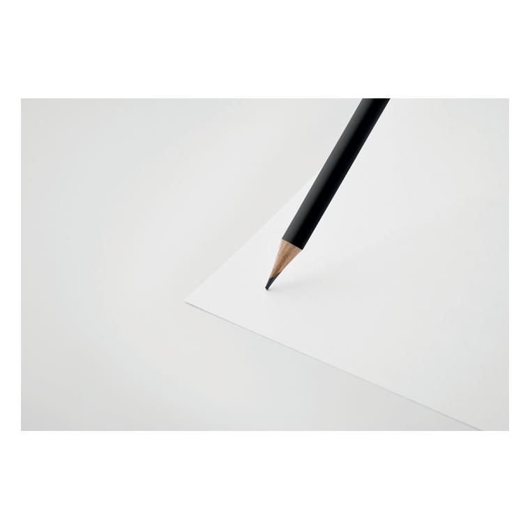 Creion natural cu gumă de șters STOMP SHARP Negru