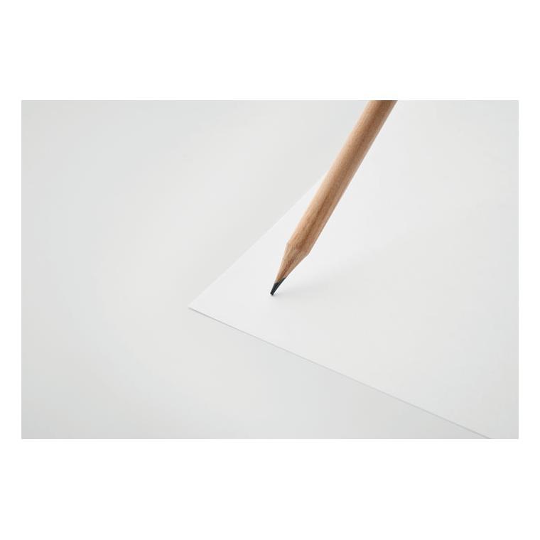 Creion natural în etui cu semințe PENSEED Alb