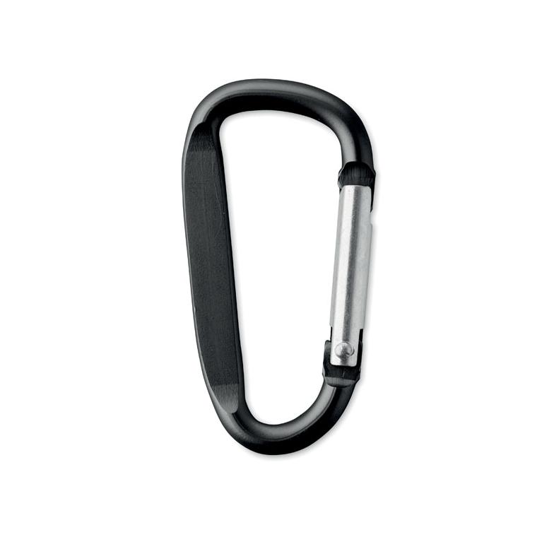 Carabină de prindere din aluminiu GANCHO Negru