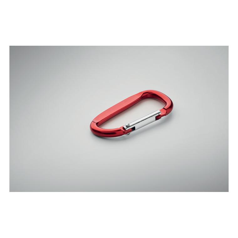 Carabină de prindere din aluminiu GANCHO Roșu