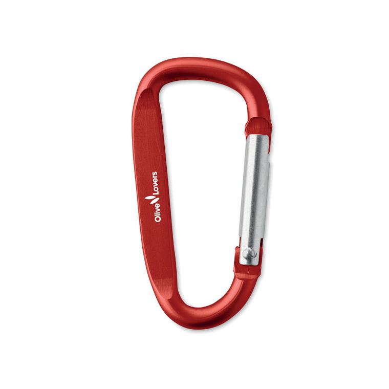 Carabină de prindere din aluminiu GANCHO Roșu
