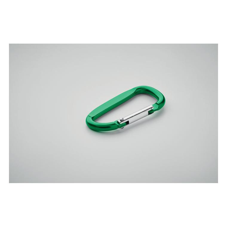 Carabină de prindere din aluminiu GANCHO Verde