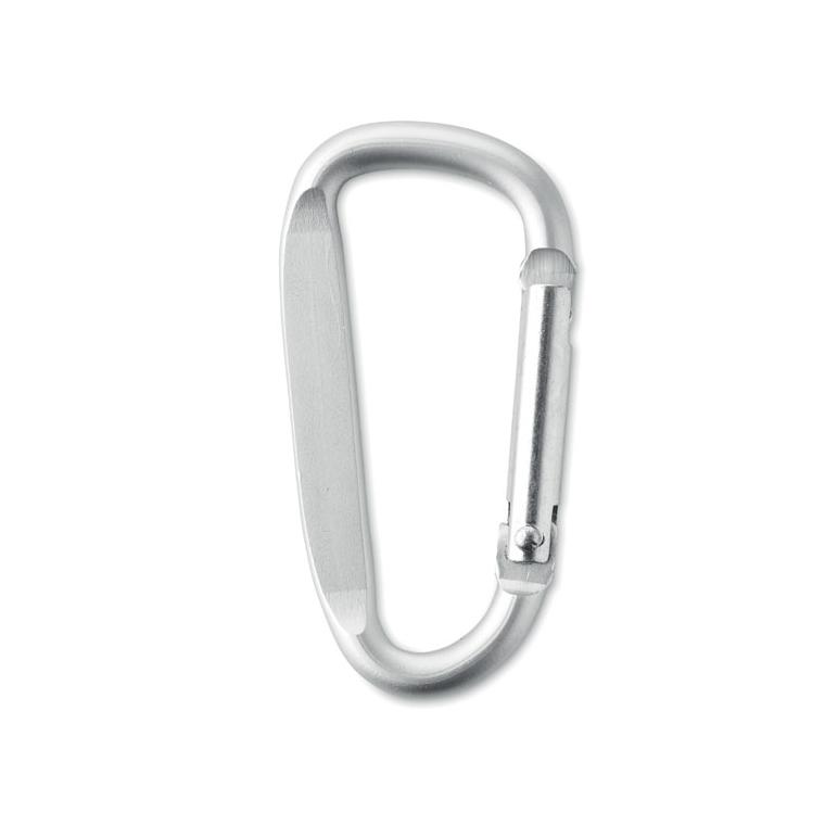Carabină de prindere din aluminiu GANCHO Argintiu mat