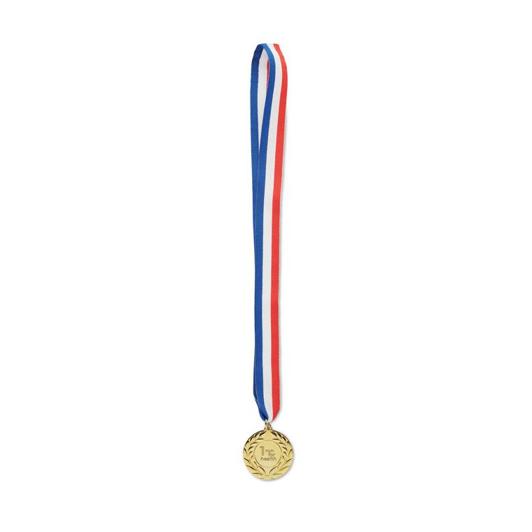 Medalie metalică diametru 5 cm WINNER Auriu