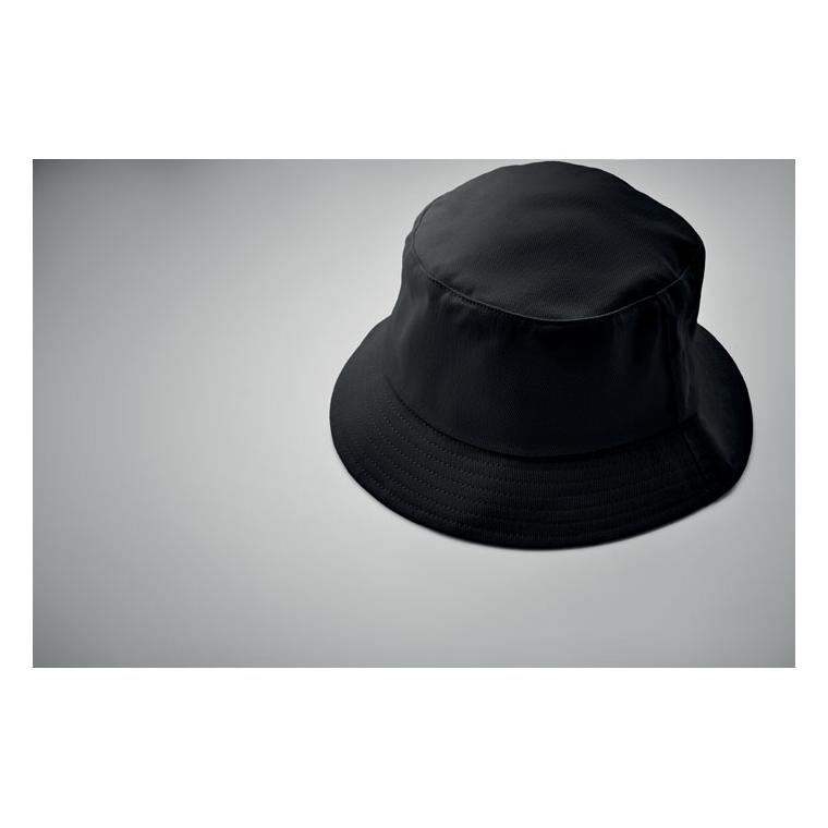 Bască din bumbac periat 260 gr/m² MONTI Negru