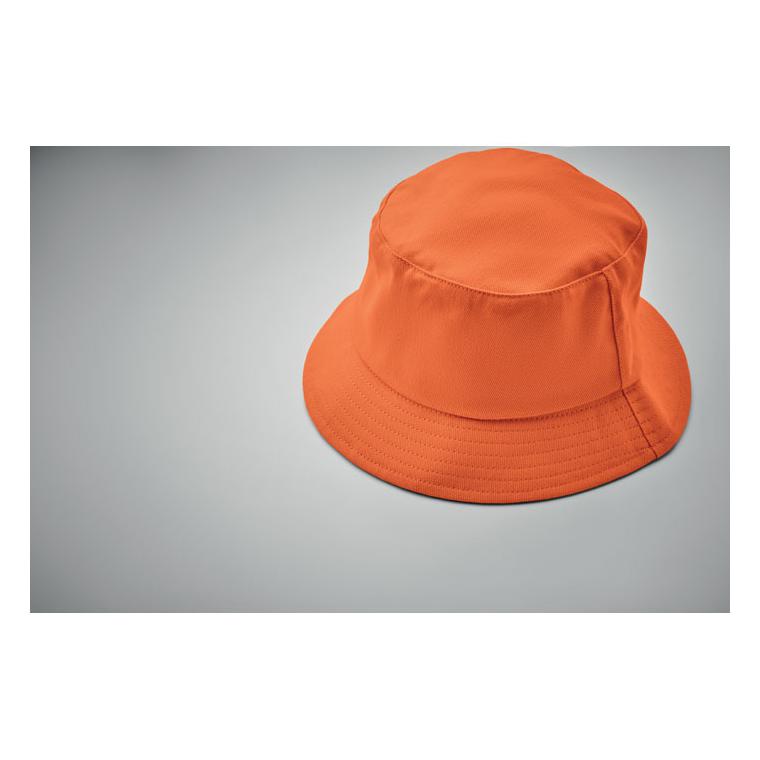 Bască din bumbac periat 260 gr/m² MONTI Portocaliu