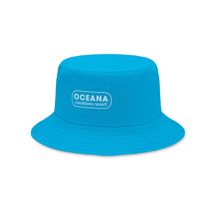 Bască din bumbac periat 260 gr/m² MONTI Turquoise