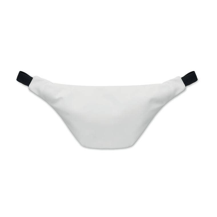 Borsetă din PU moale BAI Alb