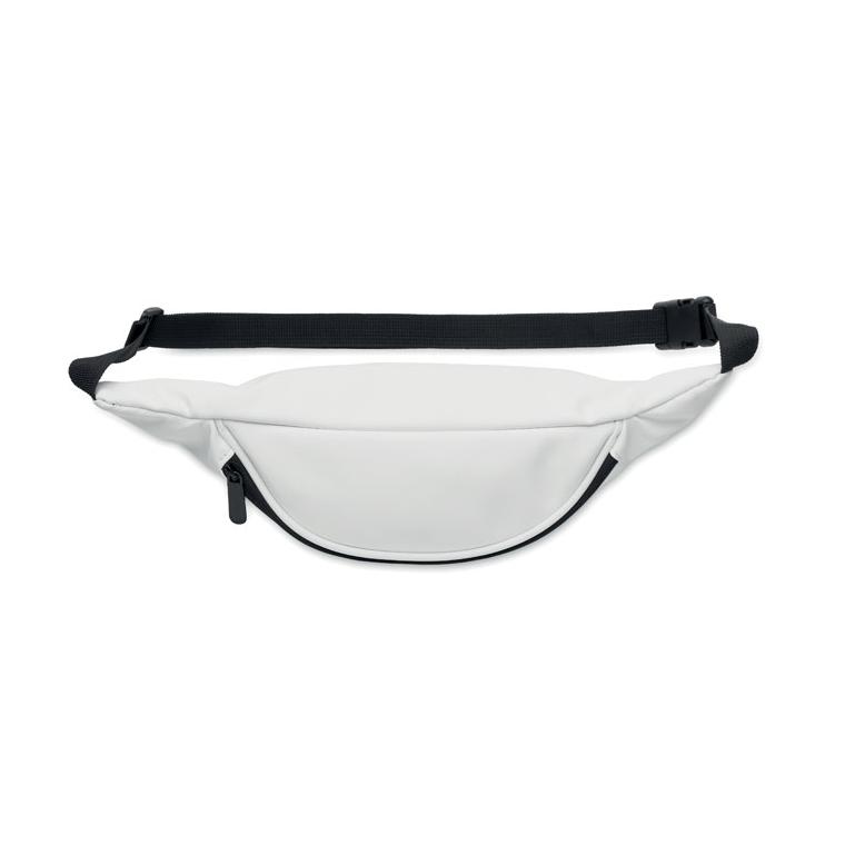 Borsetă din PU moale BAI Alb