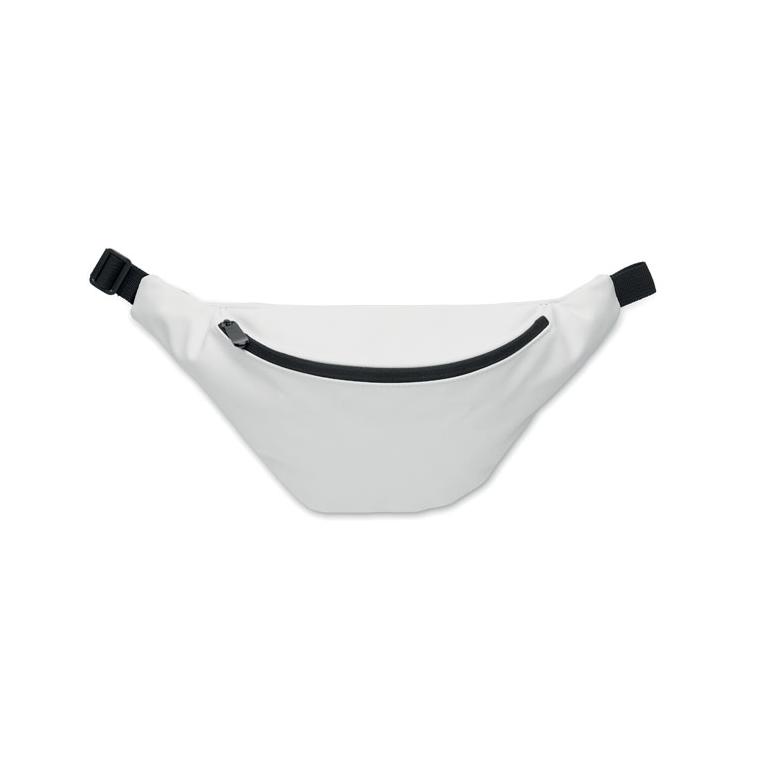 Borsetă din PU moale BAI Alb