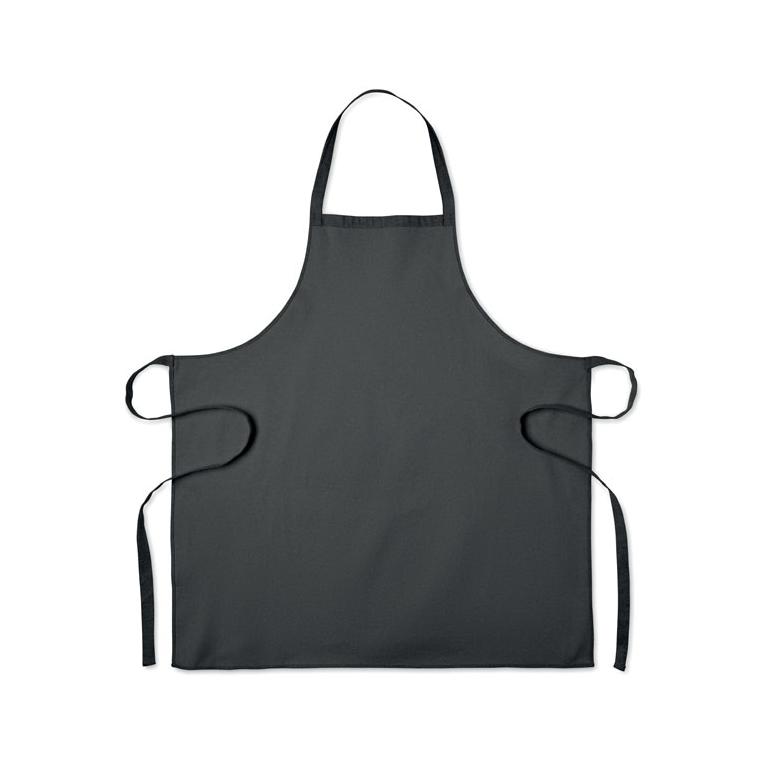 Șorț de bucătărie din bumbac reciclat CUINA Negru