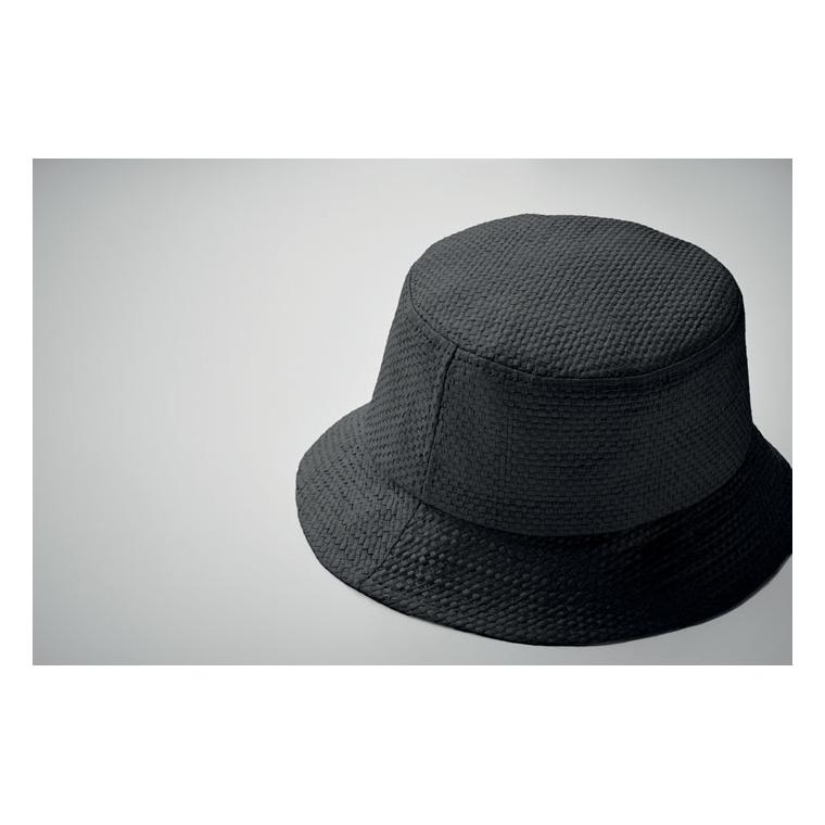 Pălărie din paie BILGOLA+ Negru