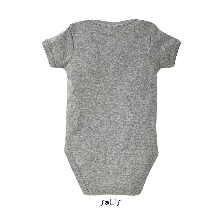 Body bebeluși 180 g BAMBINO Gri melange 2XS
