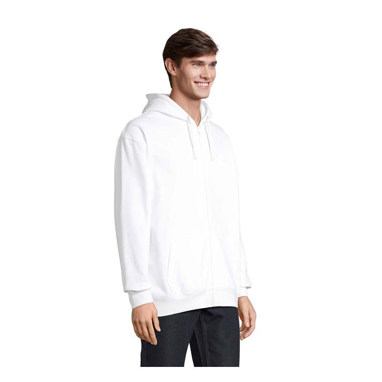 Hanorac cu glugă CARTER White XXL