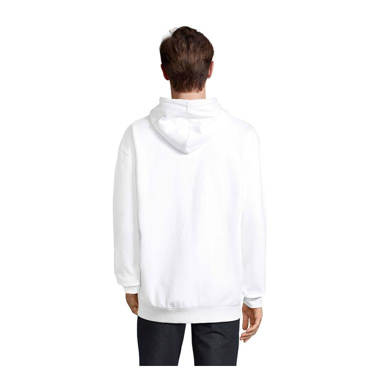 Hanorac cu glugă CARTER White XXL