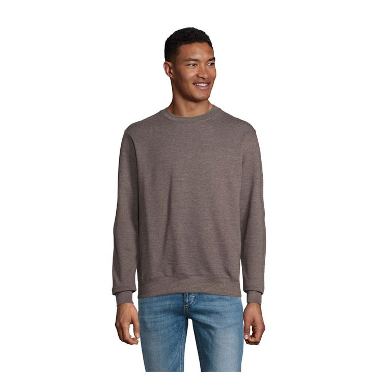 Bluză guler rotund unisex COLUMBIA Charcoal Melange XXL