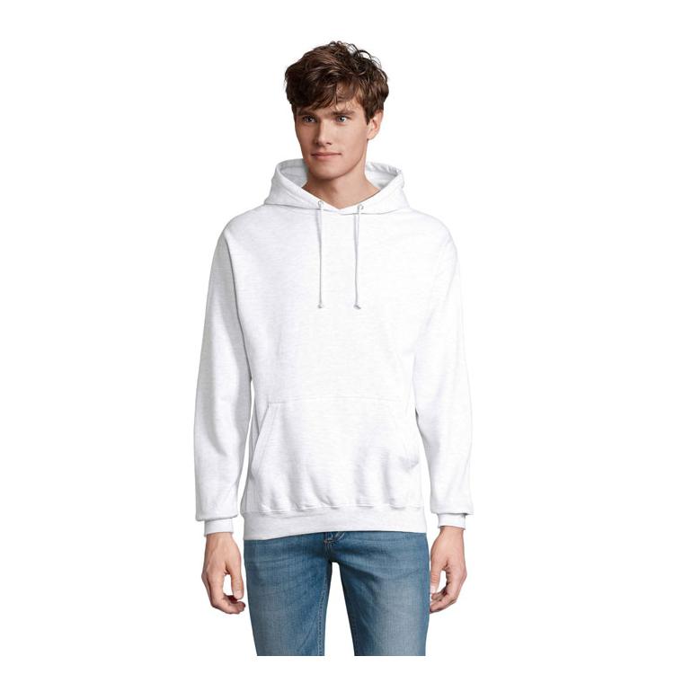 Pulover Unisex cu glugă CONDOR Ash - Gri cenușă