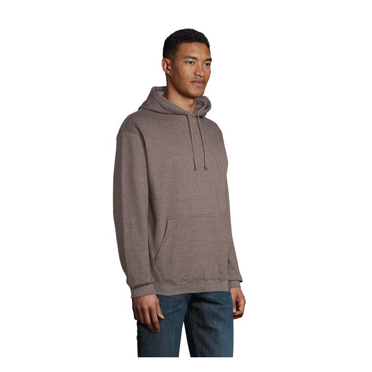 Pulover Unisex cu glugă CONDOR Charcoal Melange M