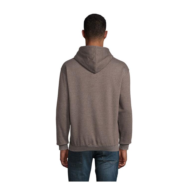 Pulover Unisex cu glugă CONDOR Charcoal Melange XXL