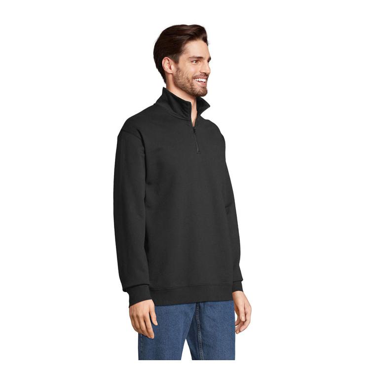 Hanorac cu fermoar CONRAD Negru L