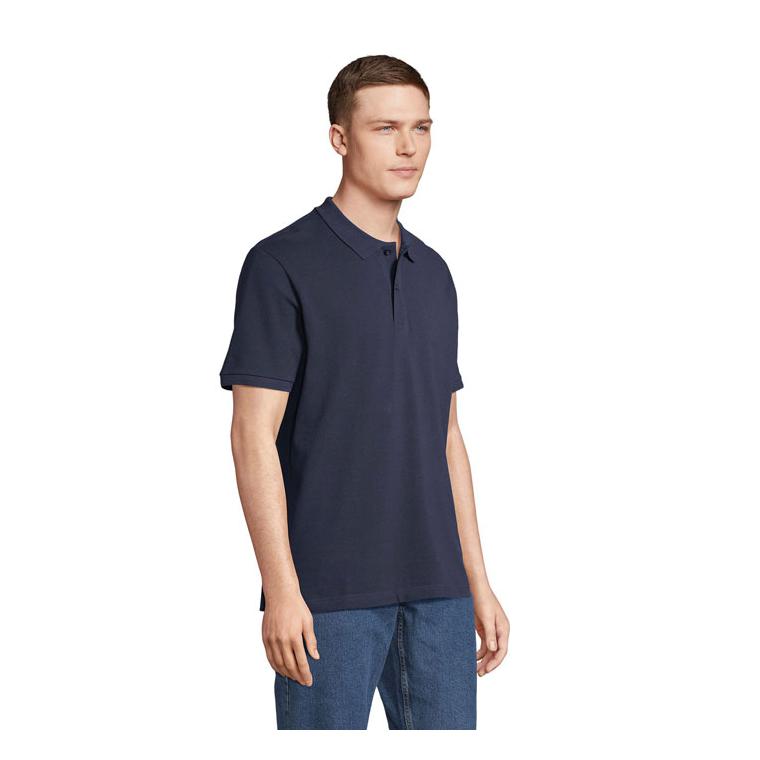 Tricou Polo bumbac organic 210 g PEGASE French Navy 2XS