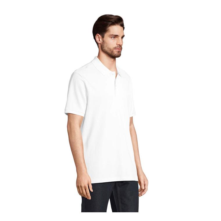Tricou Polo bumbac organic 210 g PEGASE White L