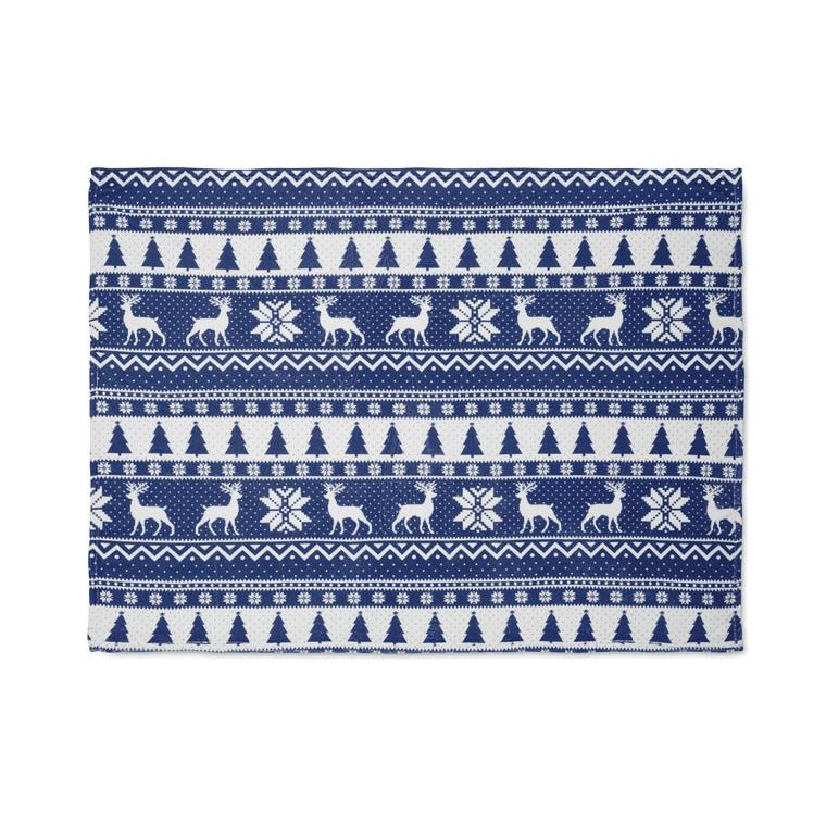 Pătură fleece RPET 190 gr/m² TOSTI Albastru
