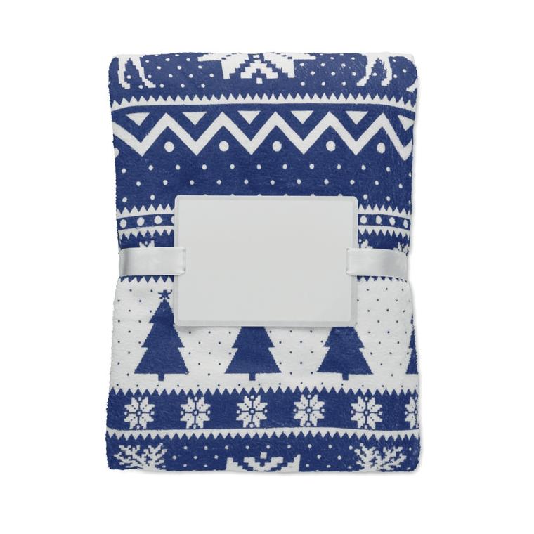 Pătură fleece RPET 190 gr/m² TOSTI Albastru