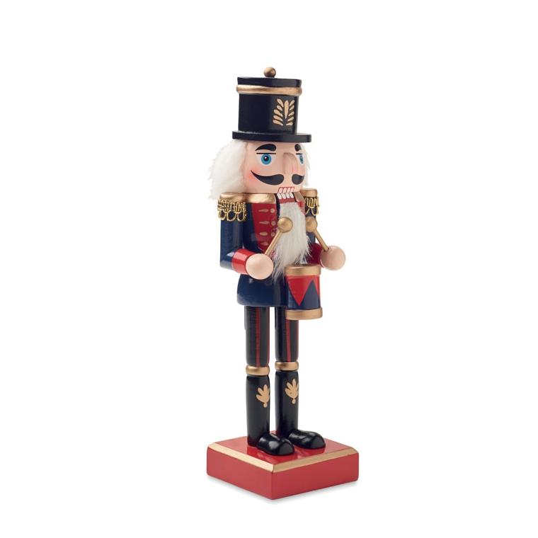 Ornament spărgător nuci lemn JOLLY CRUNCH Albastru