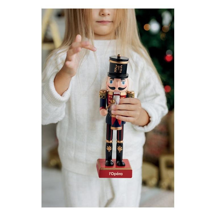 Ornament spărgător nuci lemn JOLLY CRUNCH Albastru