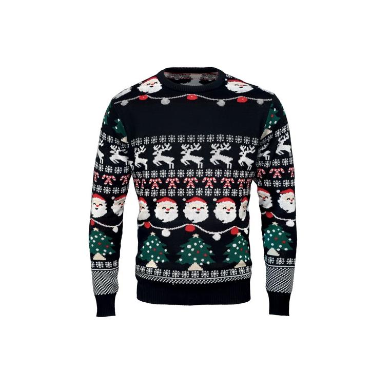 Pulover LED  Crăciun S/M SHAMIS Negru