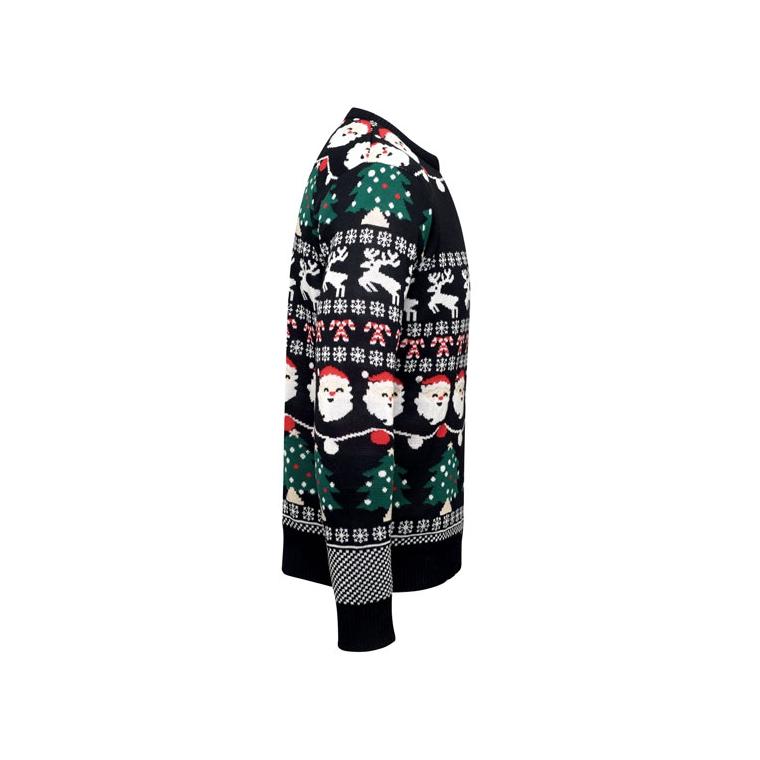 Pulover LED  Crăciun S/M SHAMIS Negru