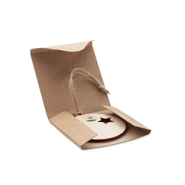 Ornament în formă de minge ROSEED Natur