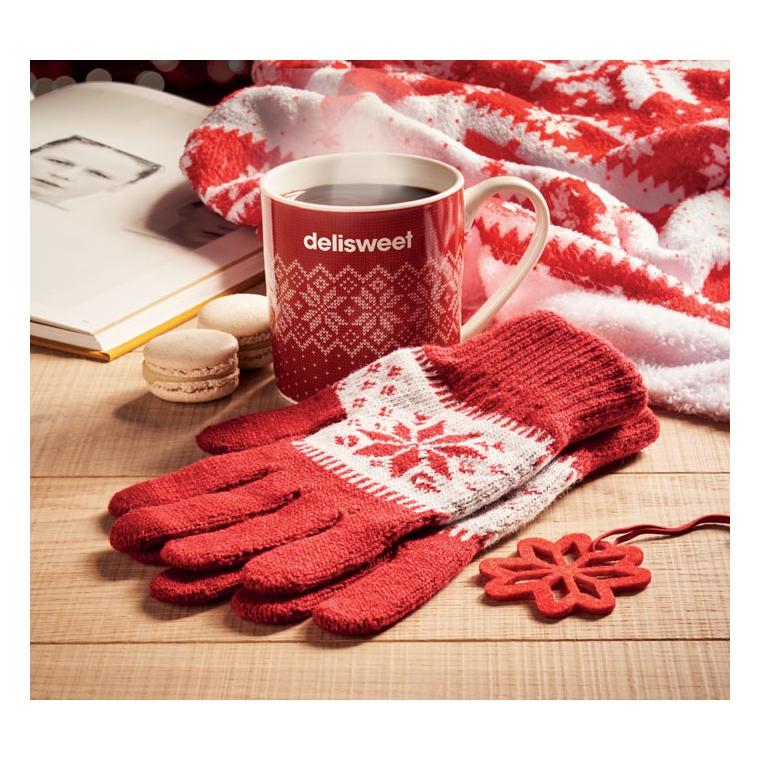 Set de căni cadou de iarnă COPITO SET Roșu