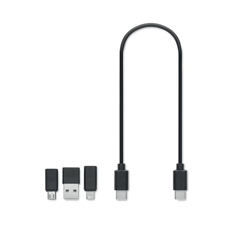 Set de cabluri 3 în 1 VERSA Natur