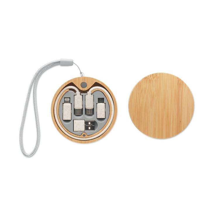 Set de cabluri 3 în 1 VERSA Natur