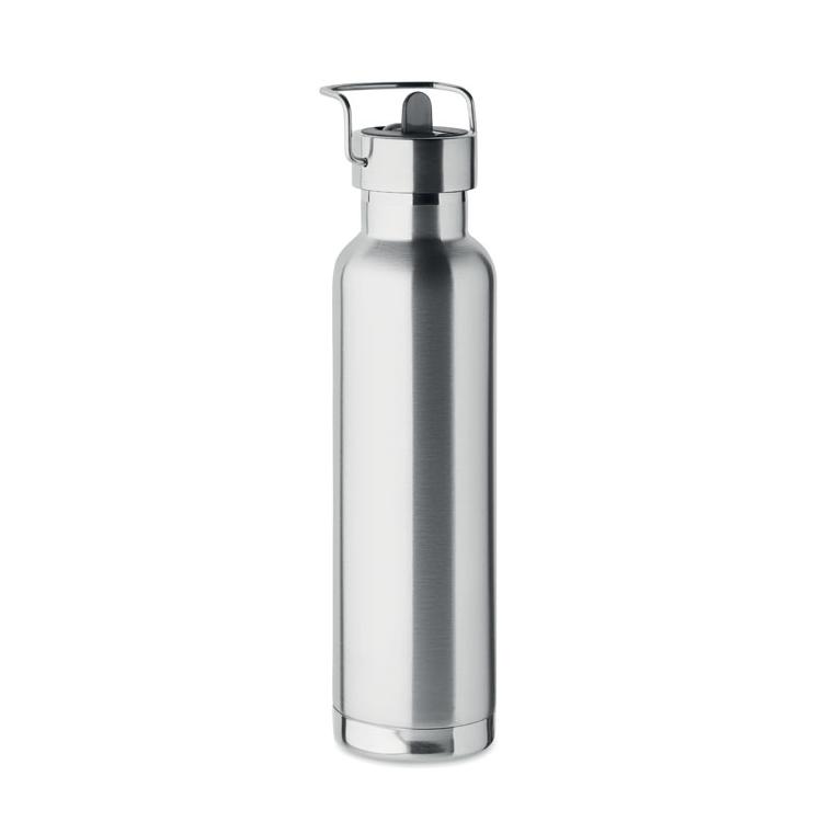 Sticlă cu perete dublu 660 ml RIFLOW Argintiu mat