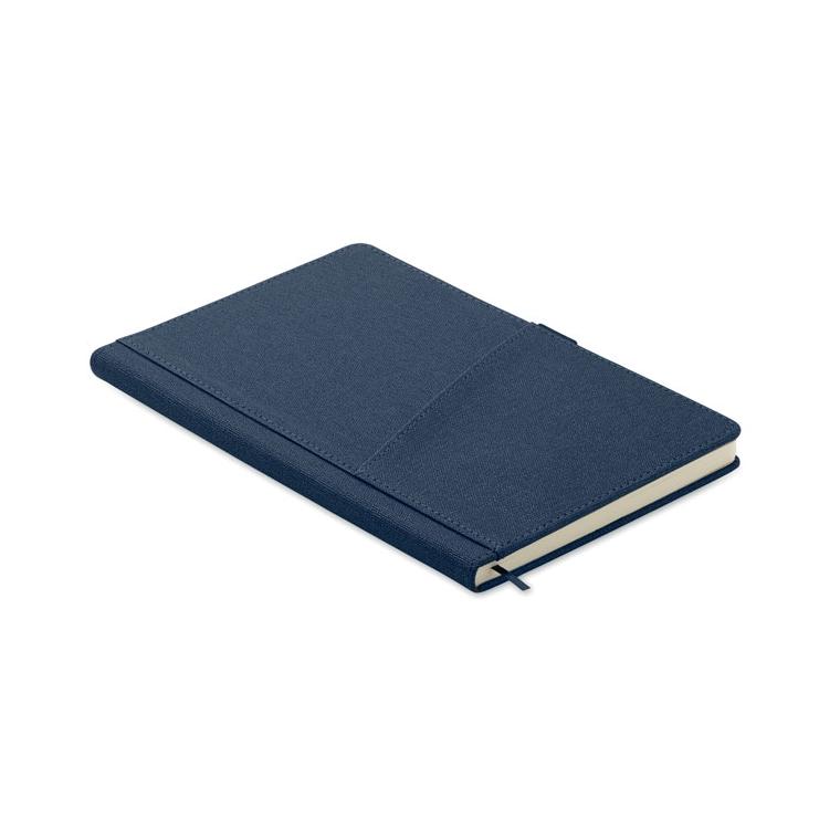 Agendă A5 PU buzunar frontal CINCO Albastru