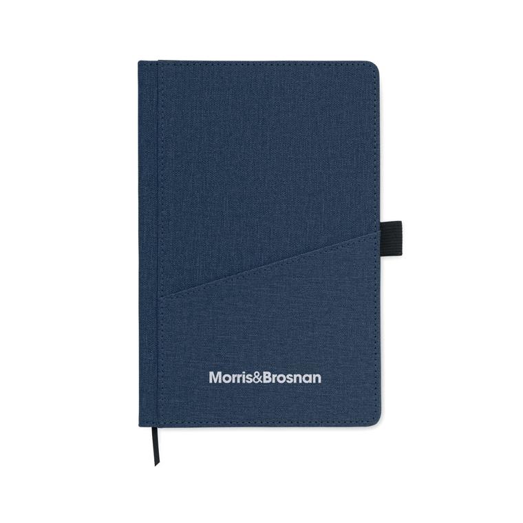 Agendă A5 PU buzunar frontal CINCO Albastru