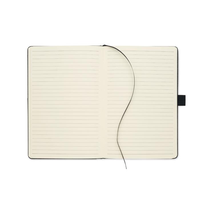 Agendă A5 PU buzunar frontal CINCO Gri închis