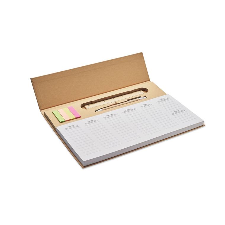 Planificator săptămânal MEMWEEK Bej