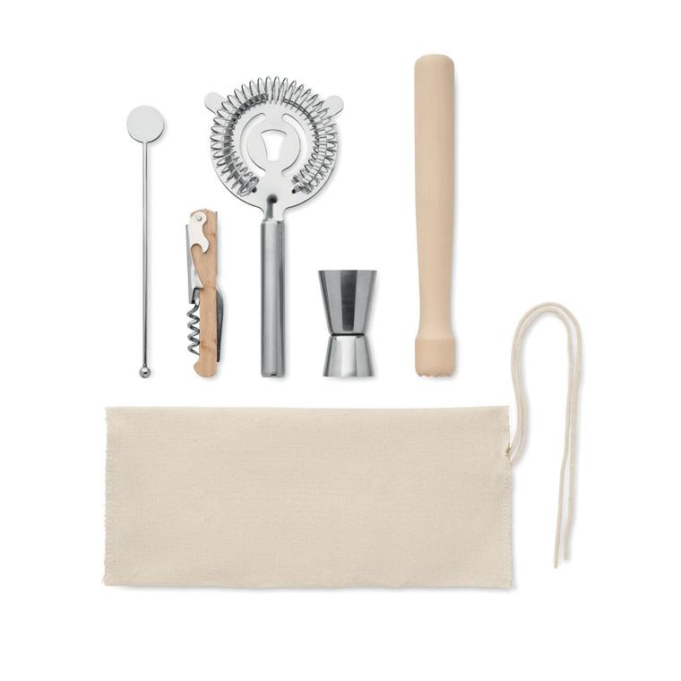 Kit de cocktailuri din 5 piese MAI TAI Bej