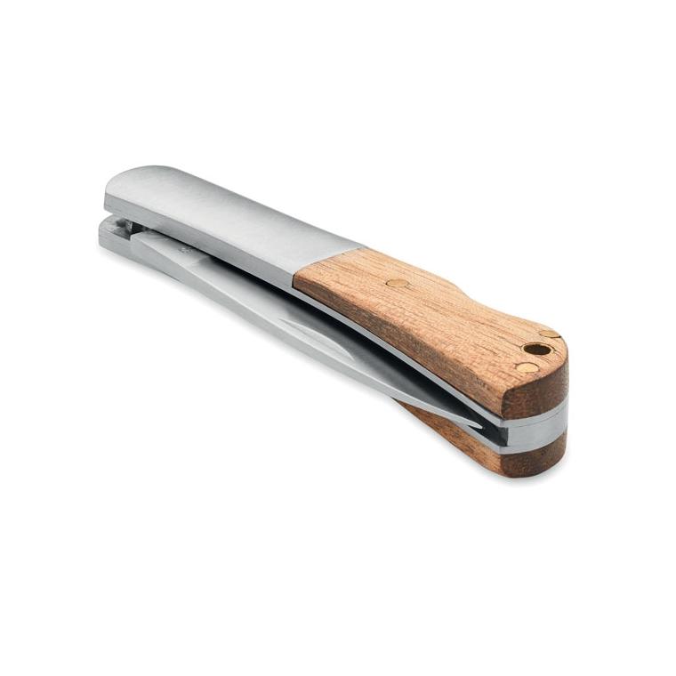 Cuțit pliabil din salcâm SKARP Natur